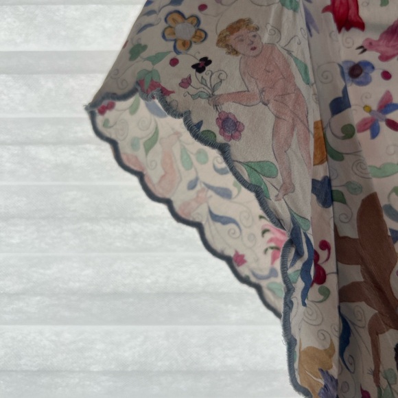 Ciao Lucia Pink and Orange Ruffled Tiered Sundress - Picture 9 of 9